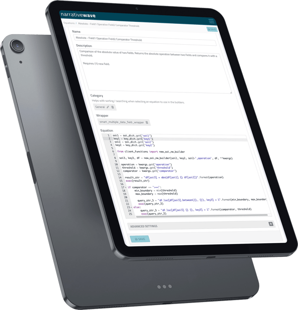 Solutions advanced analytics